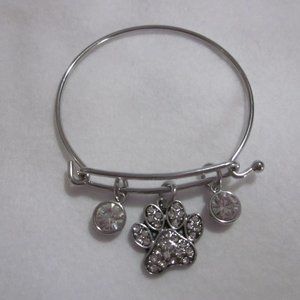 Bangle Paw Charm Bangle Bracelet.